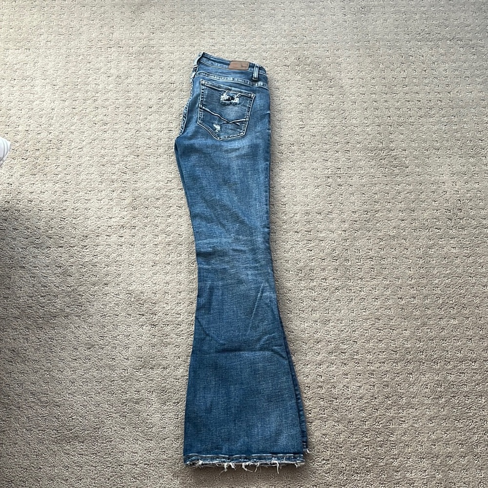 BKE light wash flare jean